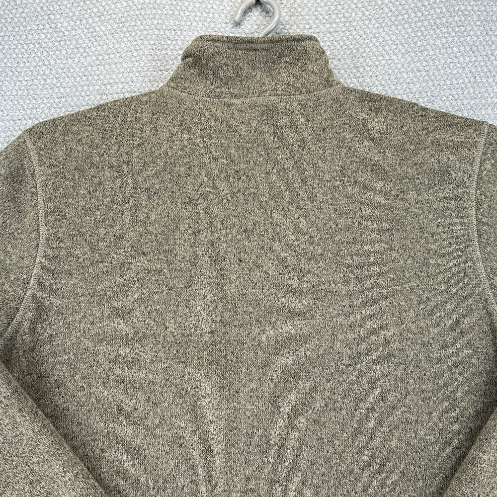 North Face Jacket Mens XL Brown Pockets 1/4 Zip Fleece Sweater Outdoor Hike - Picture 7 of 16